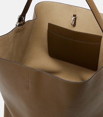 Large leather tote bag | Toteme