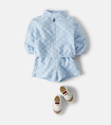 Baby GG cotton piqué jacket | Gucci Kids