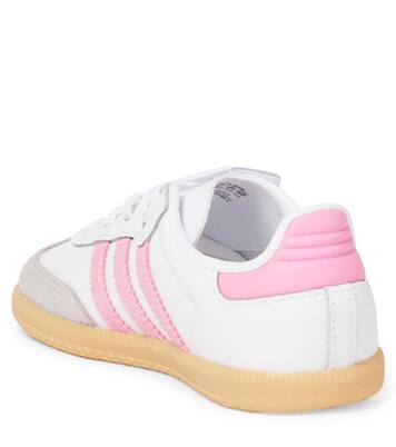 Samba suede-trimmed leather sneakers | Adidas Originals Kids