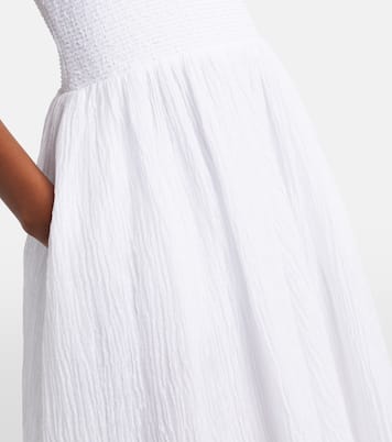 Linen and cotton midi dress | Tory Burch