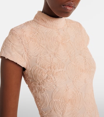 Besticktes Maxikleid aus Tüll | Rotate