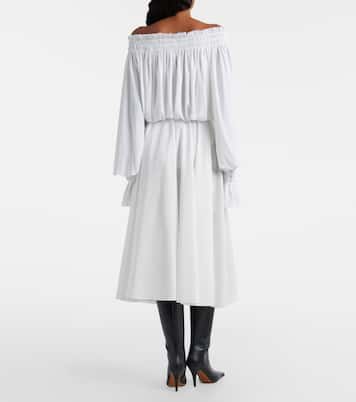 High-rise midi skirt | Norma Kamali