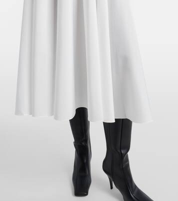 High-rise midi skirt | Norma Kamali