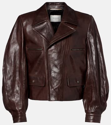 Leather biker jacket | Saint Laurent