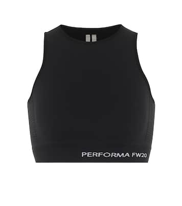 Stretch-jersey sports bra | Rick Owens