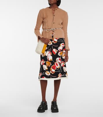 Belted wool and cashmere cardigan | Marni