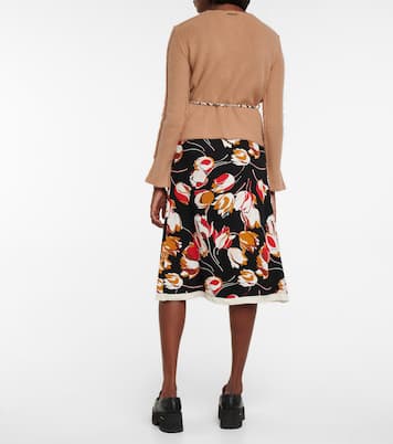 Belted wool and cashmere cardigan | Marni