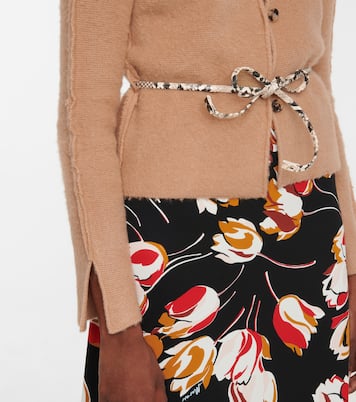 Belted wool and cashmere cardigan | Marni