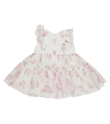 Robe bébé en tulle à fleurs | Monnalisa