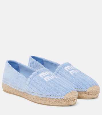 Espadrilles aus Frottee | Miu Miu