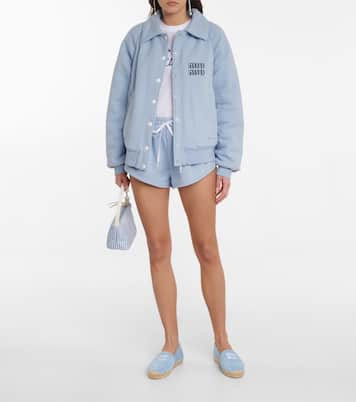 Espadrilles aus Frottee | Miu Miu