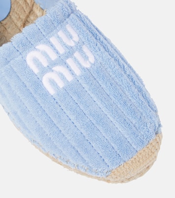 Espadrilles aus Frottee | Miu Miu