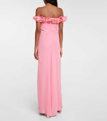 Abito lungo in georgette di seta | Giambattista Valli