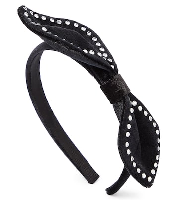 Diadema de terciopelo con lazo | Monnalisa