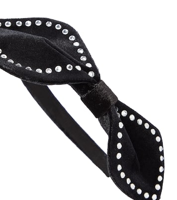 Diadema de terciopelo con lazo | Monnalisa
