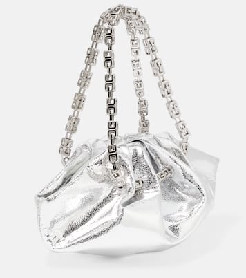 Borsa a spalla Kenny Mini in pelle metallizzata | Givenchy