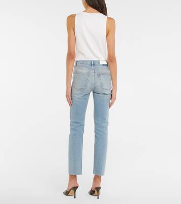Jeans rectos de tiro alto | Re/Done
