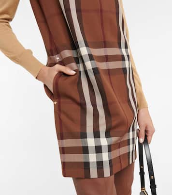 Minikleid aus einem Wollgemisch | Burberry