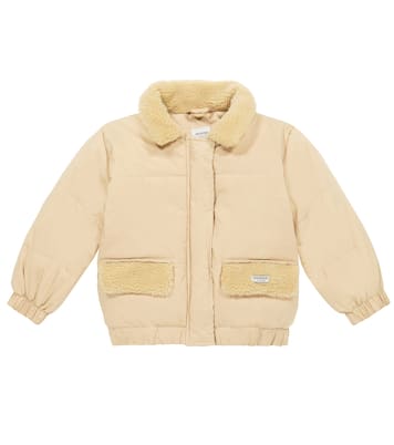 Wander shearling-trimmed puffer jacket | Donsje