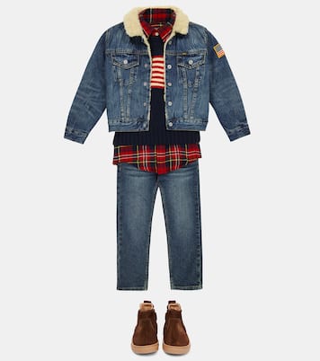 Pull intarsia en coton | Polo Ralph Lauren Kids