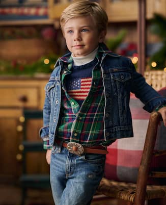 Intarsia cotton sweater | Polo Ralph Lauren Kids