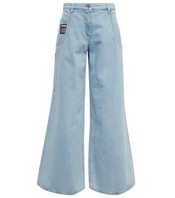High-rise wide-leg jeans | Missoni