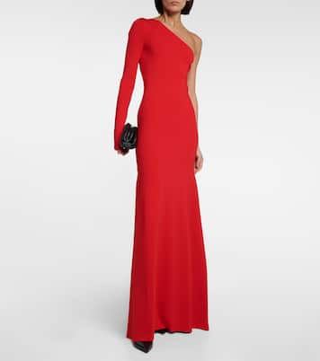 Abito lungo monospalla in maglia | Victoria Beckham