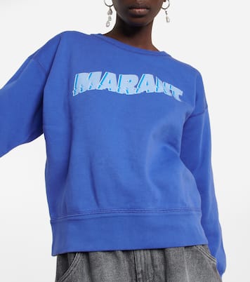 Mobyli logo cotton-blend sweatshirt | Marant Etoile