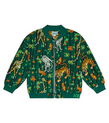 Printed cotton-blend jacket | Kenzo Kids