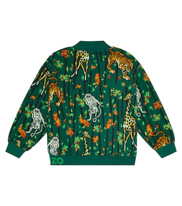 Printed cotton-blend jacket | Kenzo Kids
