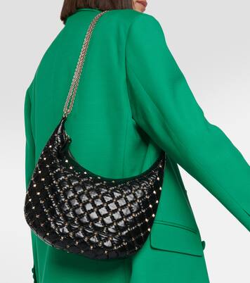 Rockstud Spike Small shoulder bag in black Valentino Garavani Mytheresa