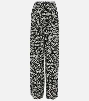 Weite High-Rise-Hose | Balenciaga
