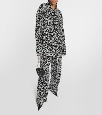 Weite High-Rise-Hose | Balenciaga