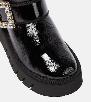 Viv' Winter shearling-trimmed leather boots | Roger Vivier