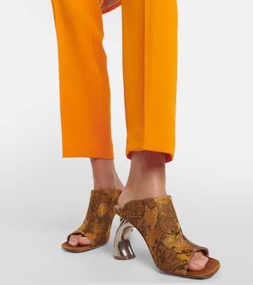 Pantaloni slim in crêpe | Dries Van Noten