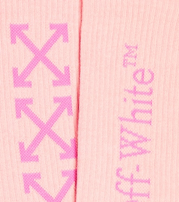 Calze Arrows in jacquard di misto cotone | Off-White Kids