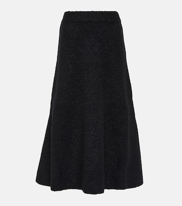 Falda midi Pablo de bouclé de lana y seda | Gabriela Hearst