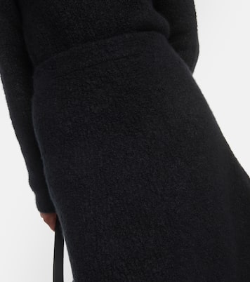 Falda midi Pablo de bouclé de lana y seda | Gabriela Hearst