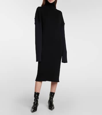 Robe midi Deela en coton et cachemire | The Row