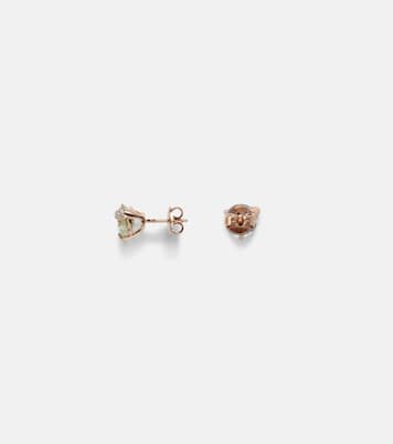 Boucles d'oreilles en or rose 18 ct, aigue-marine et diamants | Bucherer Fine Jewellery