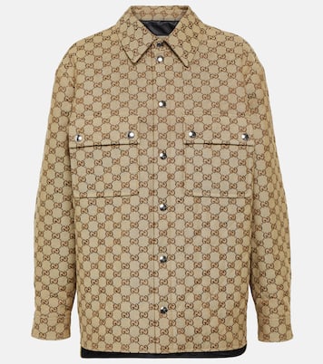 Hemdjacke GG aus Canvas | Gucci
