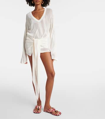 Indie zebra-print thong sandals | The Attico