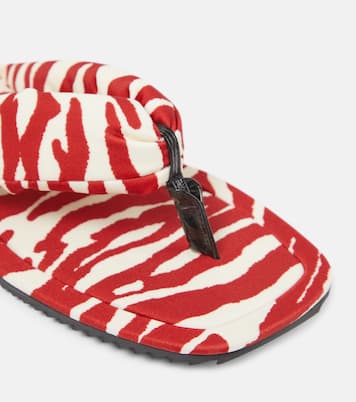 Indie zebra-print thong sandals | The Attico