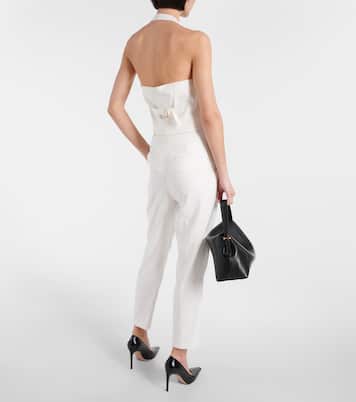 Gilet de costume Arabella en lin mélangé | Veronica Beard