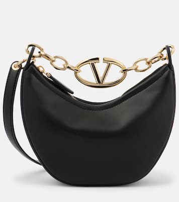 VLogo Moon Mini leather shoulder bag | Valentino Garavani