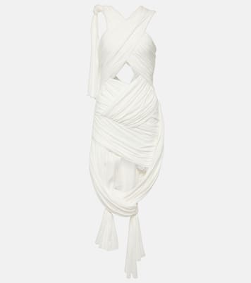 Abito midi in misto cotone | JW Anderson