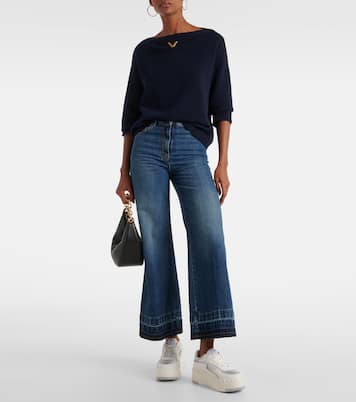 Plateau-Sneakers Freedots XL aus Leder | Valentino Garavani