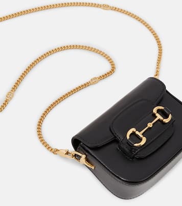 Schultertasche Gucci Horsebit 1955 Mini aus Leder | Gucci