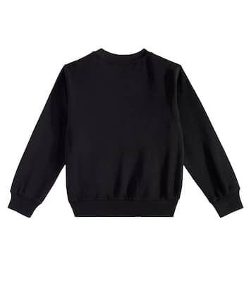 Sudadera de jersey de algodón con logo | Balmain Kids