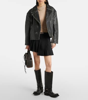 Bikerjacke aus Leder | Acne Studios